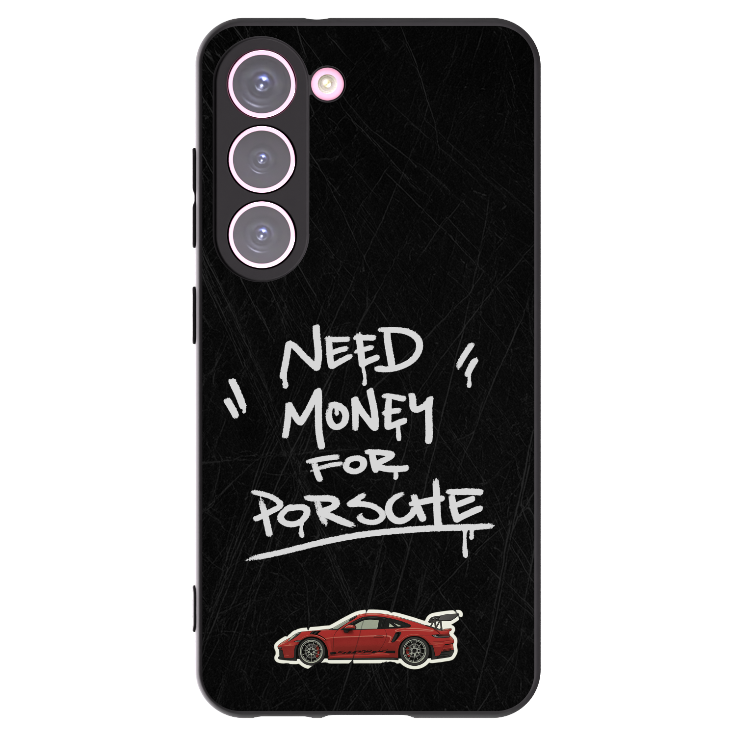 Picasee crna silikonska maskica za Samsung Galaxy S23 5G - Dark Racer