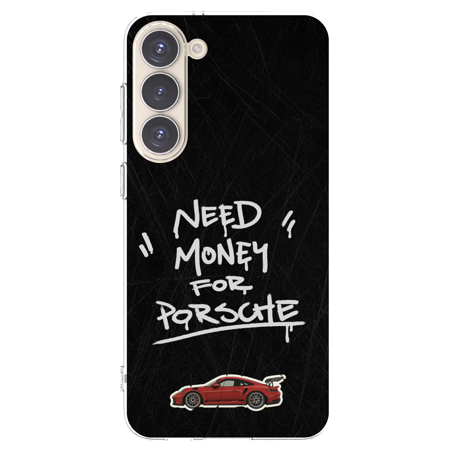 Picasee silikonska prozirna maskica za Samsung Galaxy S23+ 5G - Dark Racer