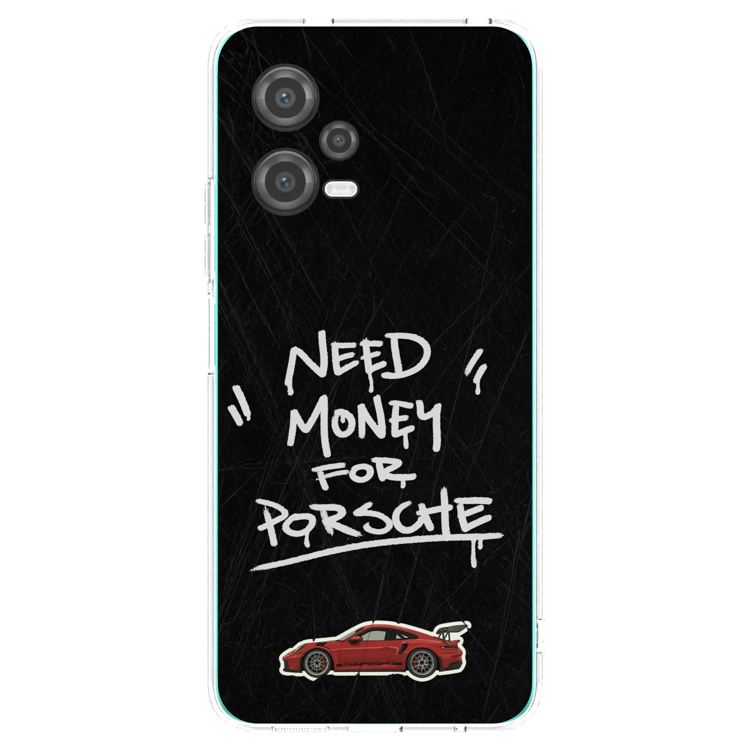 Picasee silikonska prozirna maskica za Xiaomi Poco X5 - Dark Racer