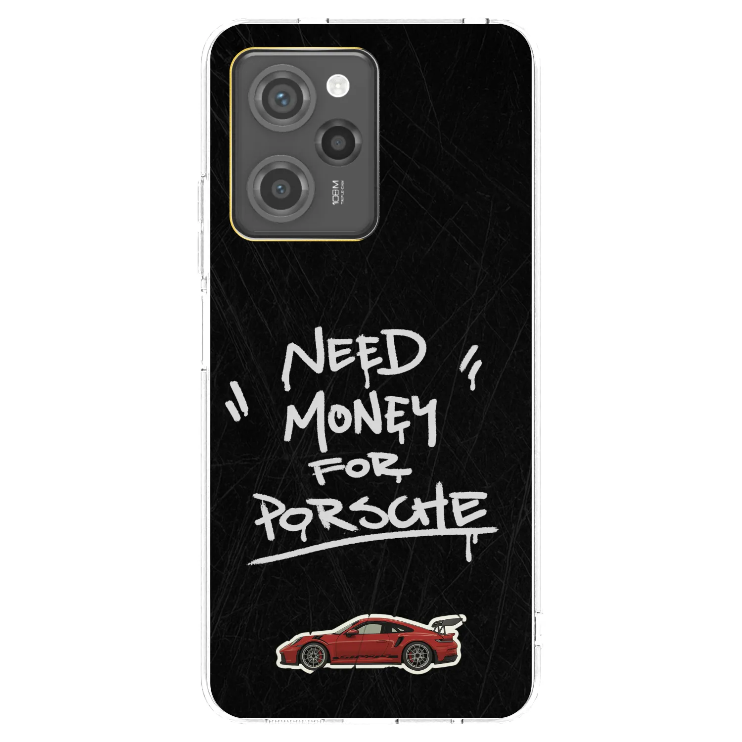 Picasee crna silikonska maskica za Xiaomi Poco X5 Pro - Dark Racer