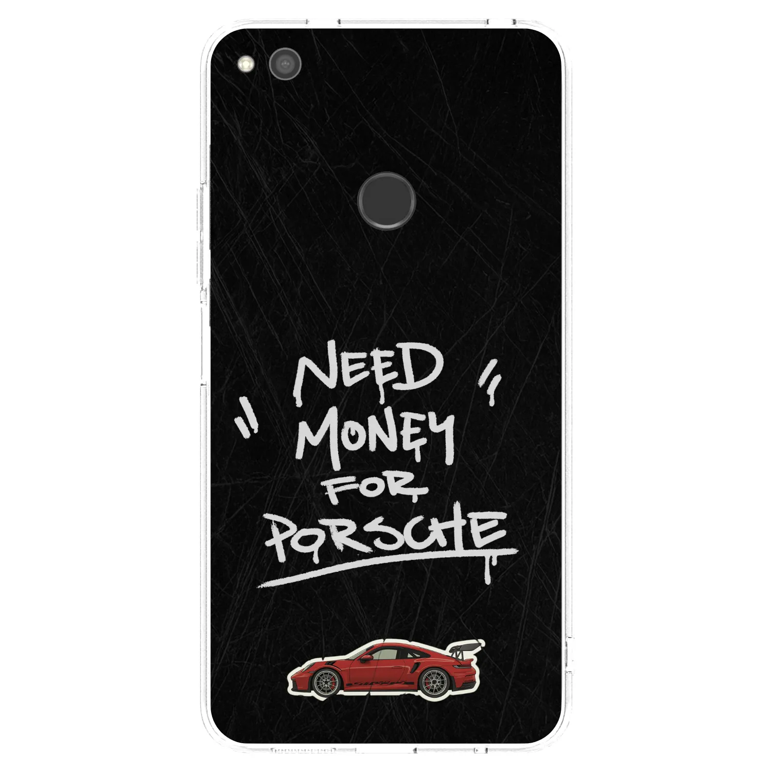 Picasee silikonska prozirna maskica za Huawei P9 Lite 2017 - Dark Racer