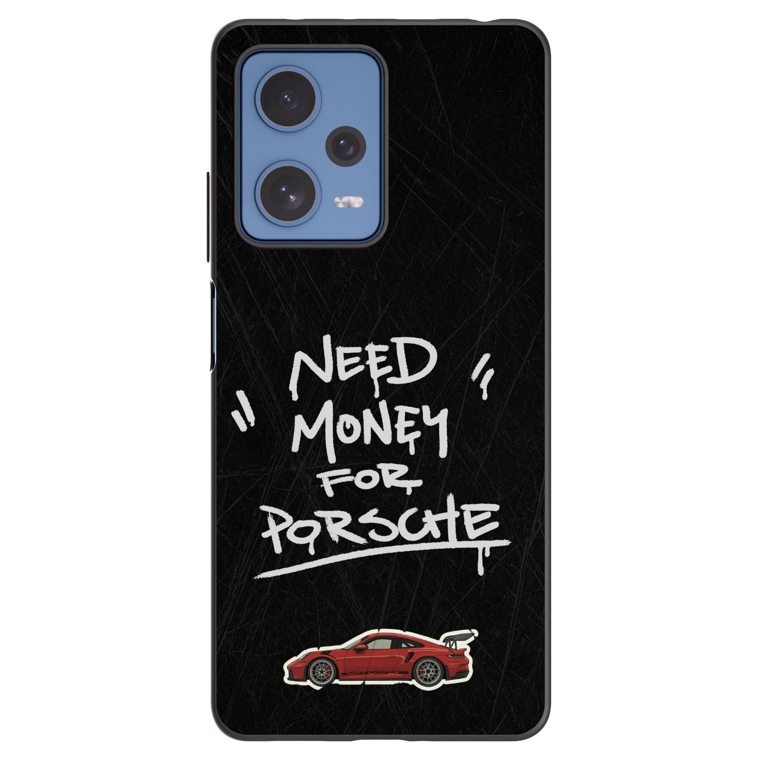 Picasee crna silikonska maskica za Xiaomi Redmi Note 12 Pro 5G - Dark Racer
