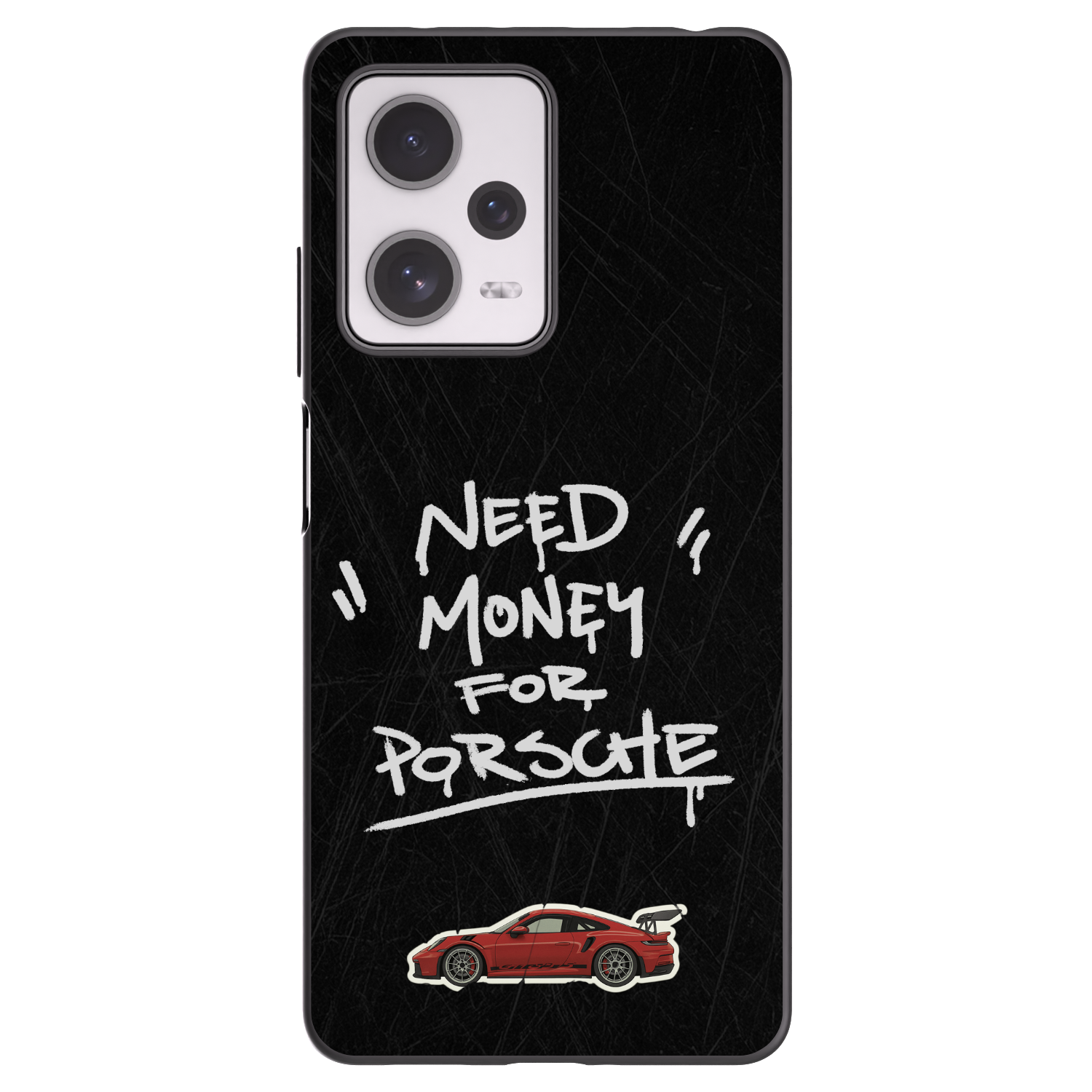 Picasee crna silikonska maskica za Xiaomi Redmi Note 12 Pro+ 5G - Dark Racer