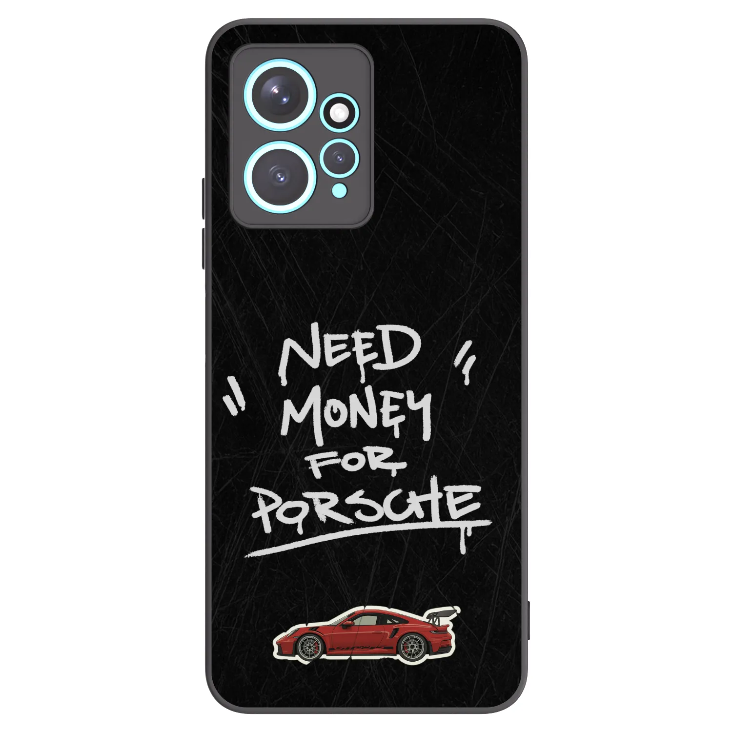 Picasee crna silikonska maskica za Xiaomi Redmi Note 12 4G - Dark Racer