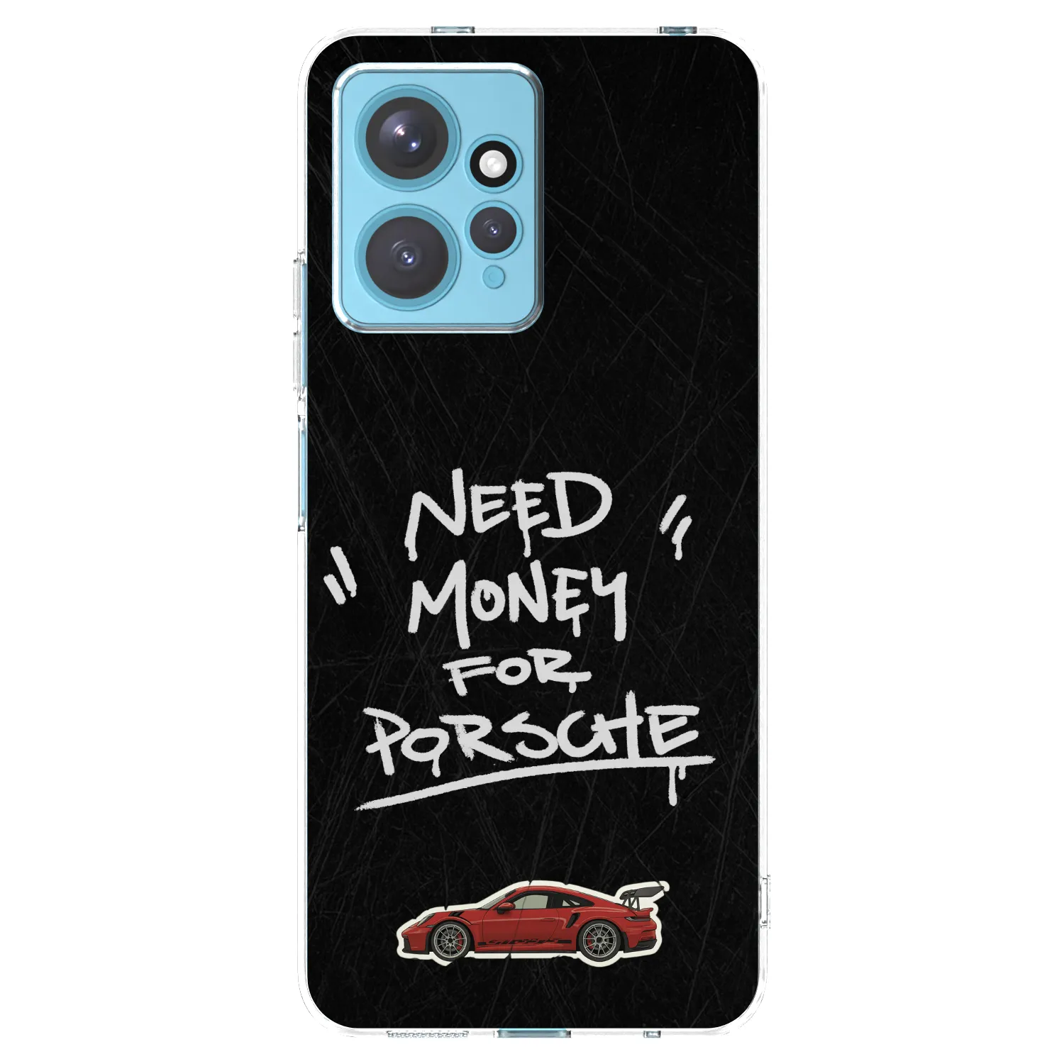 Picasee silikonska prozirna maskica za Xiaomi Redmi Note 12 4G - Dark Racer
