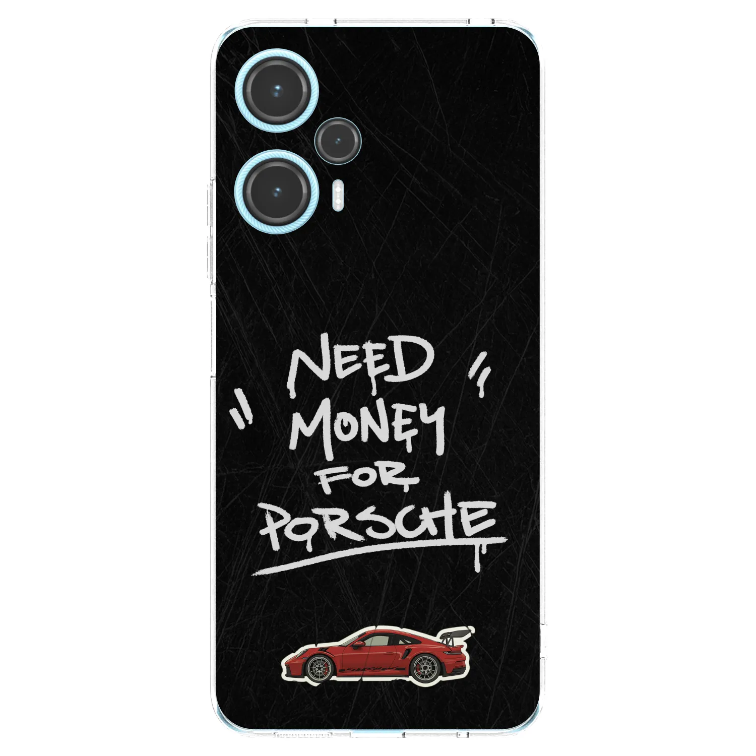 Picasee silikonska prozirna maskica za Xiaomi Poco F5 - Dark Racer