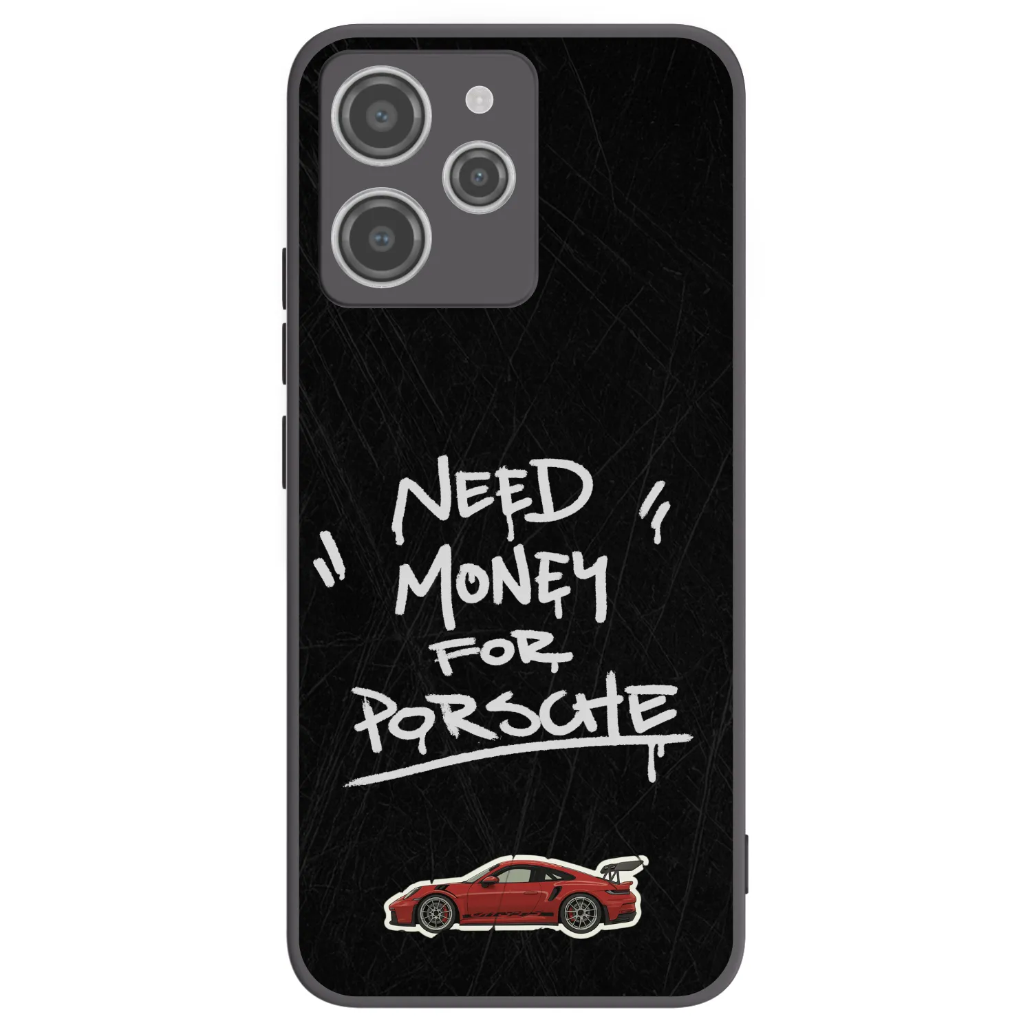 Picasee crna silikonska maskica za Xiaomi Redmi 12 4G - Dark Racer