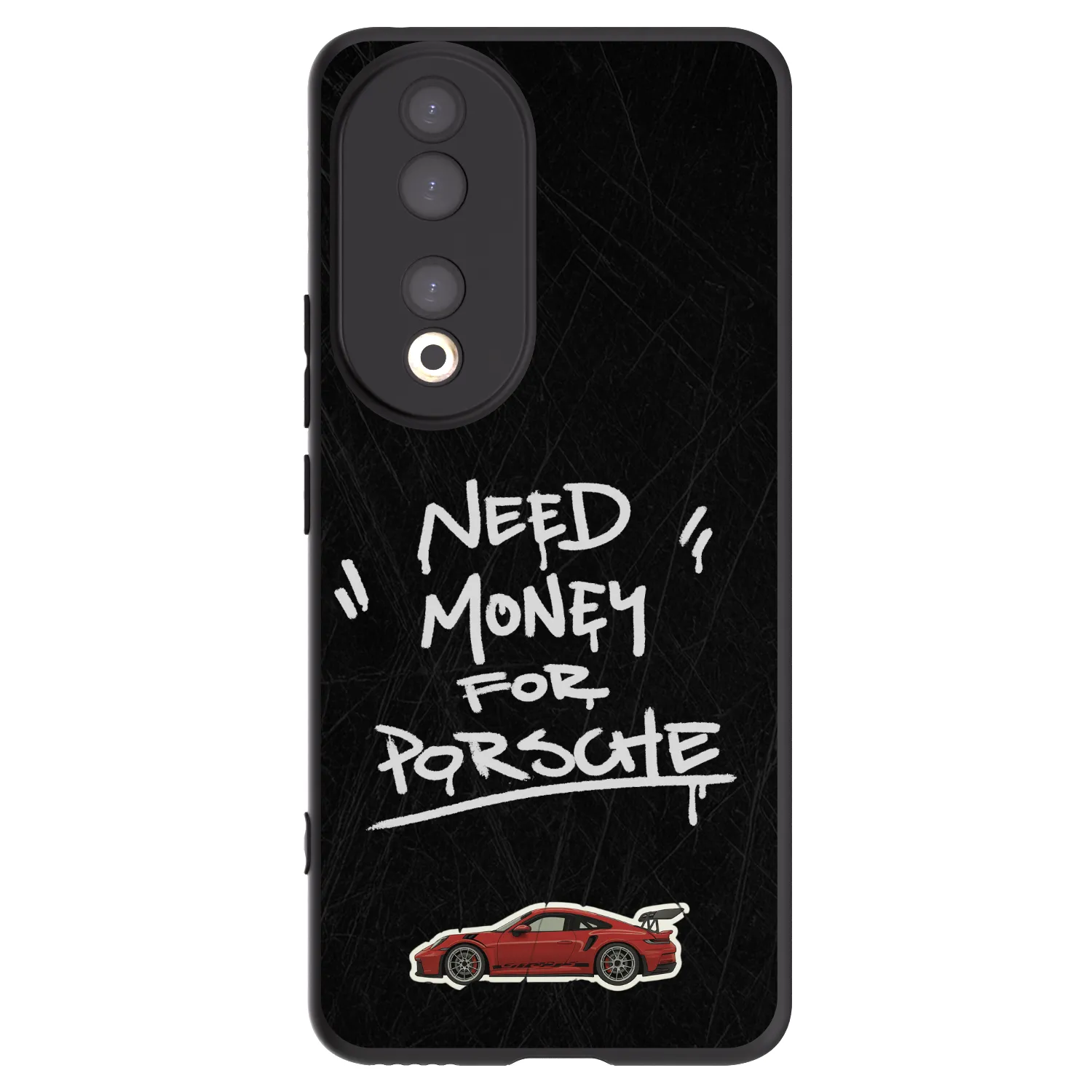 Picasee crna silikonska maskica za Honor 90 5G - Dark Racer