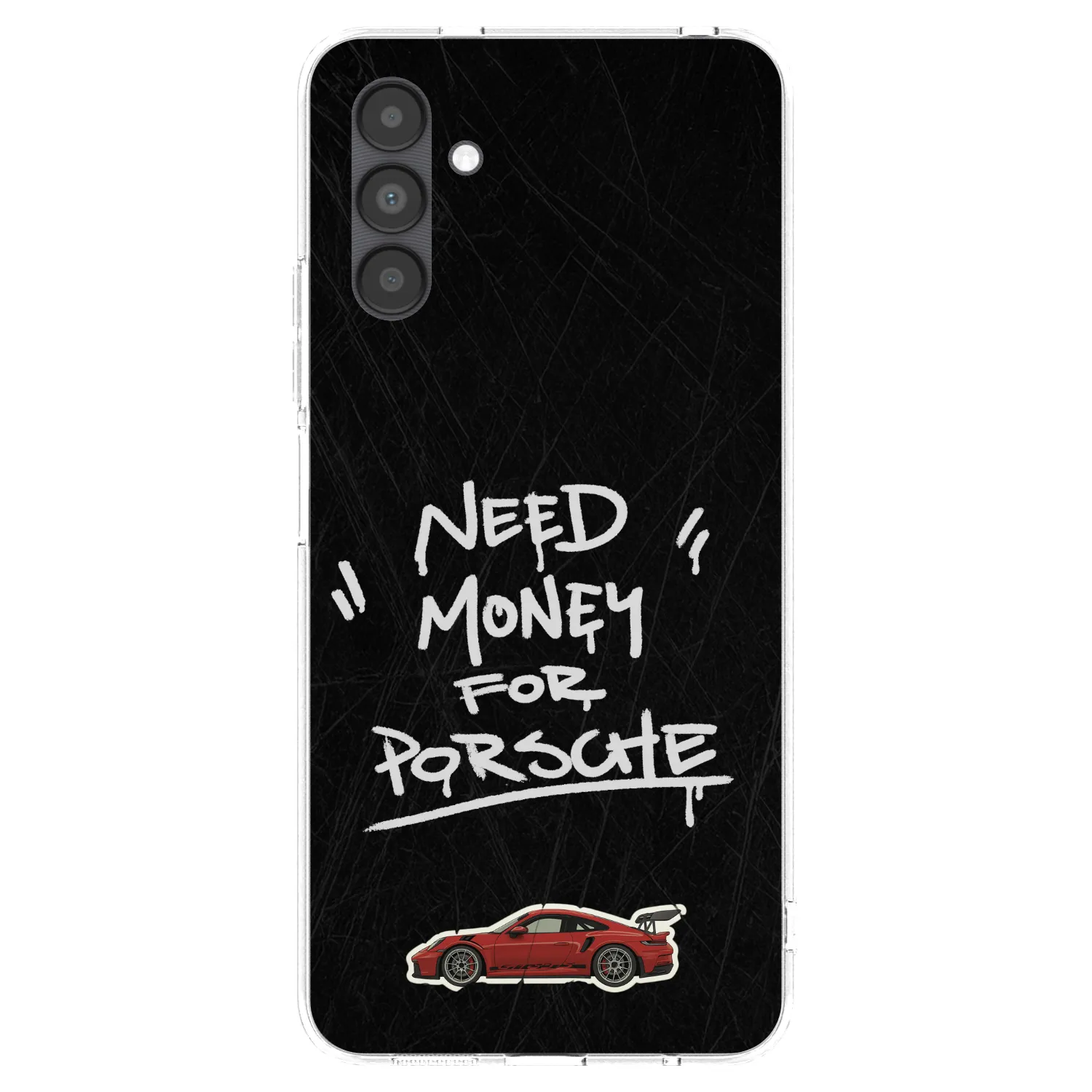 Picasee silikonska prozirna maskica za Samsung Galaxy A04s A047F - Dark Racer