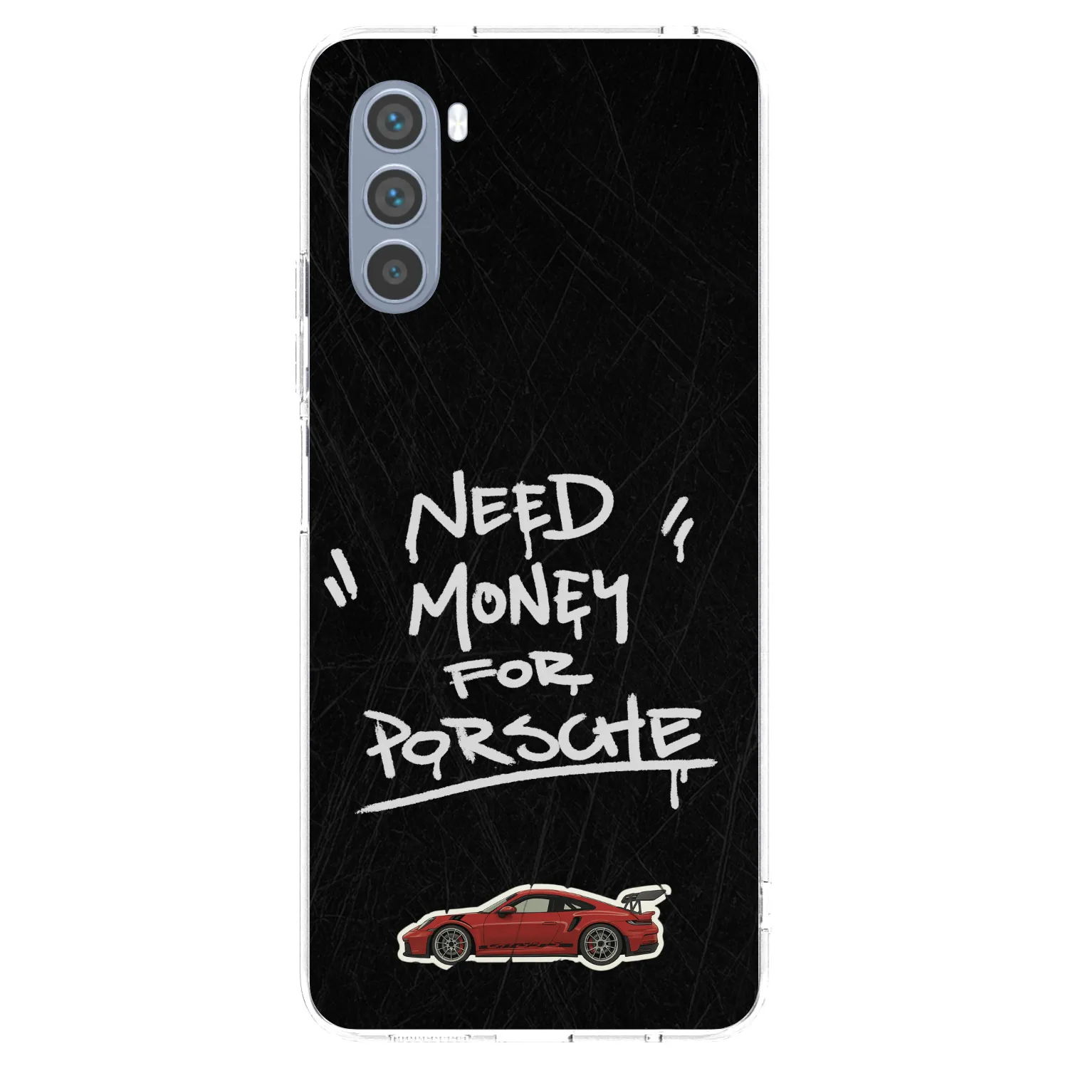 Picasee silikonska prozirna maskica za Motorola Moto G62 - Dark Racer