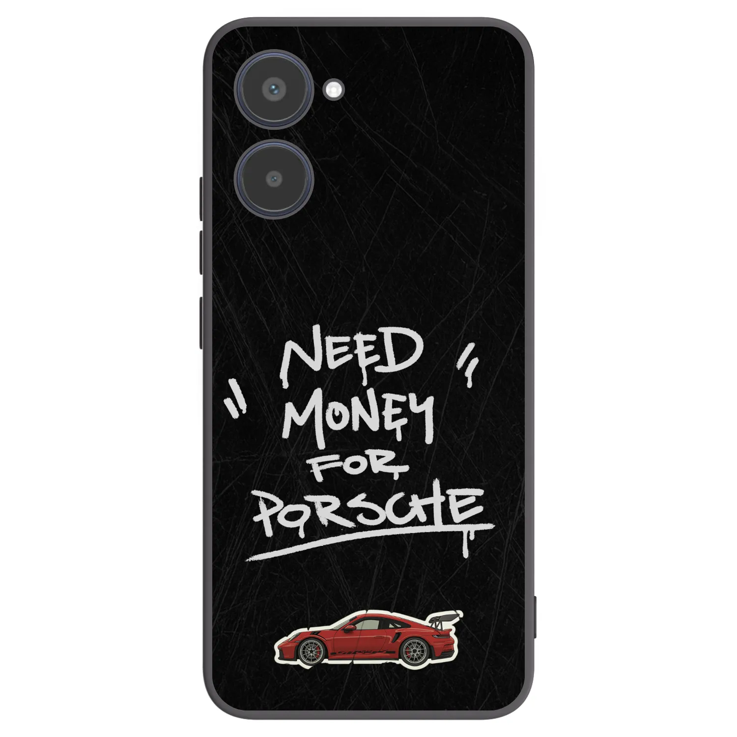 Picasee crna silikonska maskica za Realme 10 4G - Dark Racer
