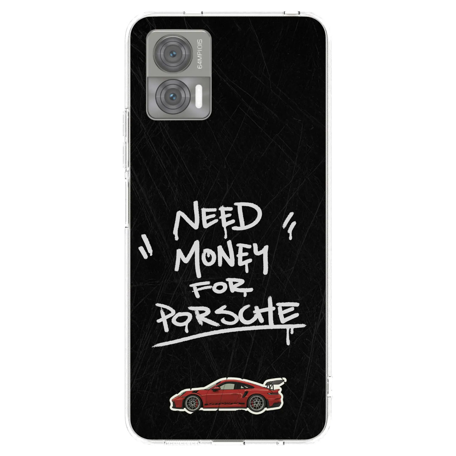 Picasee silikonska prozirna maskica za Motorola Edge 30 Neo - Dark Racer