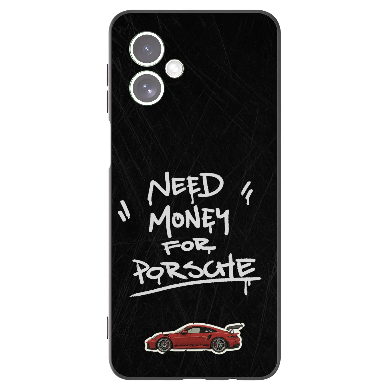 Picasee crna silikonska maskica za Motorola Moto G54 5G - Dark Racer