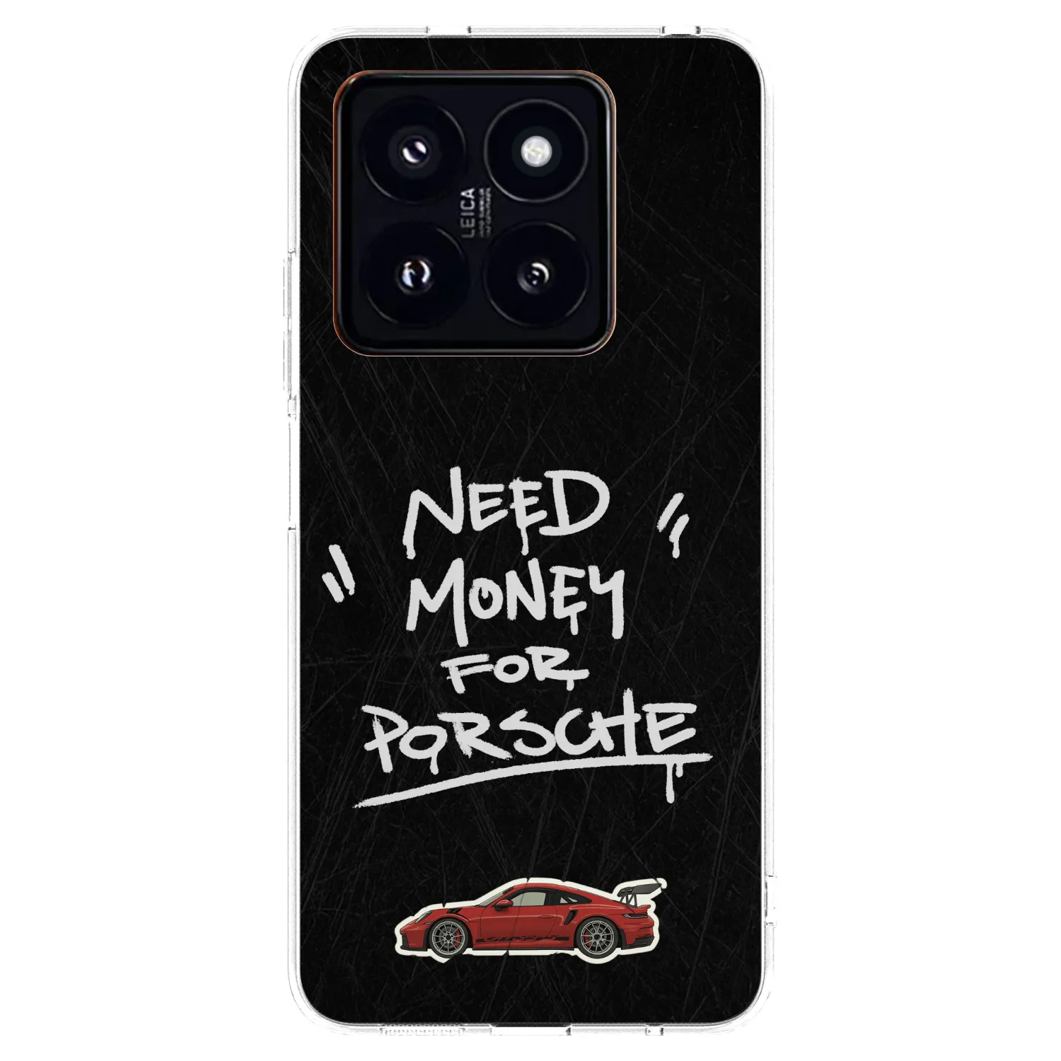 Picasee silikonska prozirna maskica za Xiaomi 14 Pro - Dark Racer
