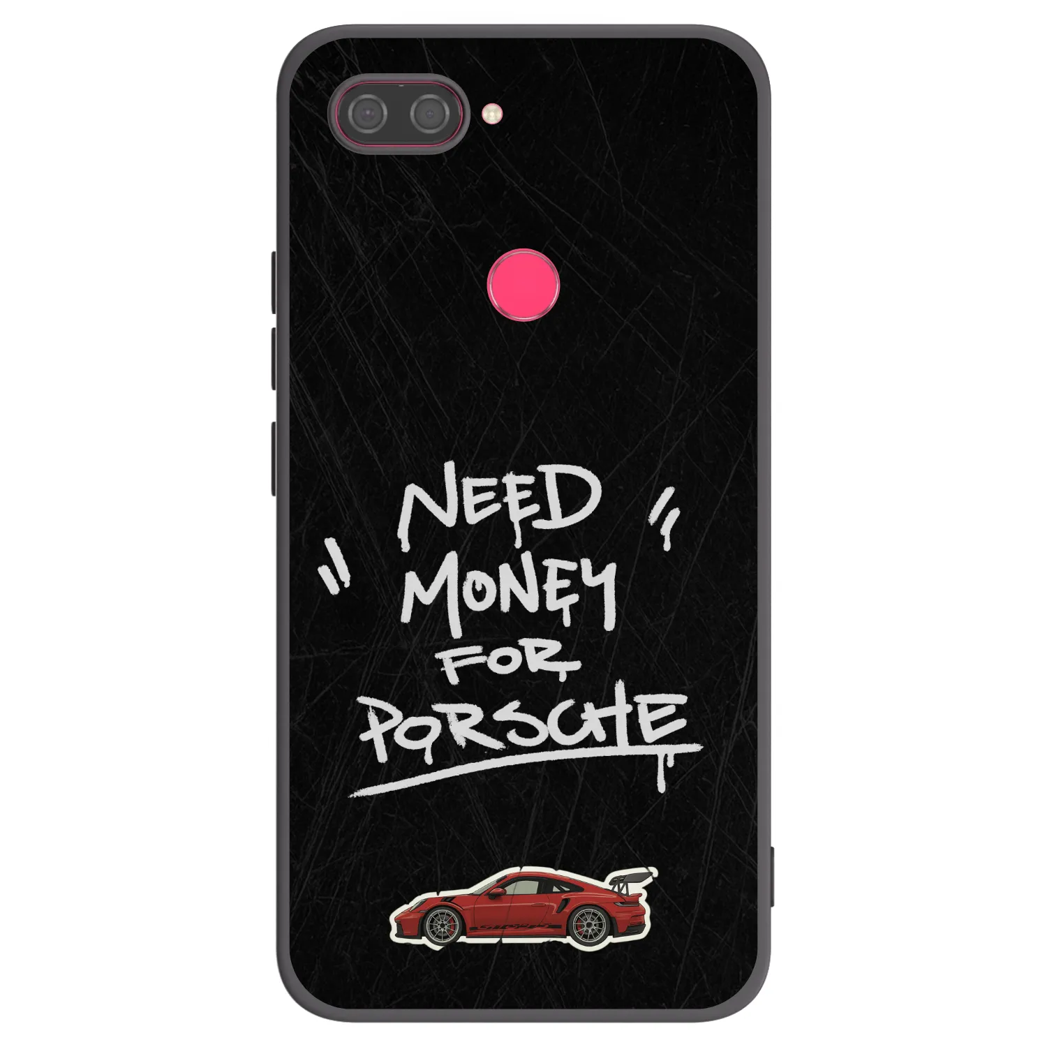 Picasee crna silikonska maskica za Xiaomi Mi 8 Lite - Dark Racer