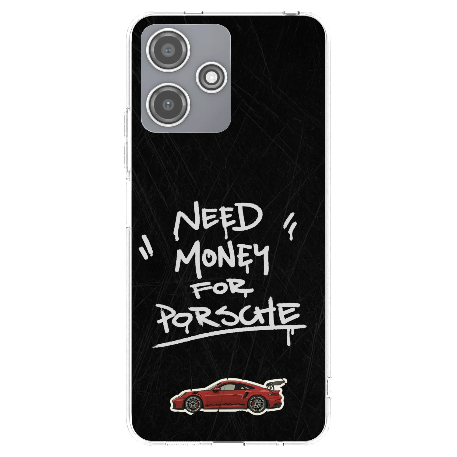 Picasee silikonska prozirna maskica za Xiaomi Redmi 12 5G - Dark Racer