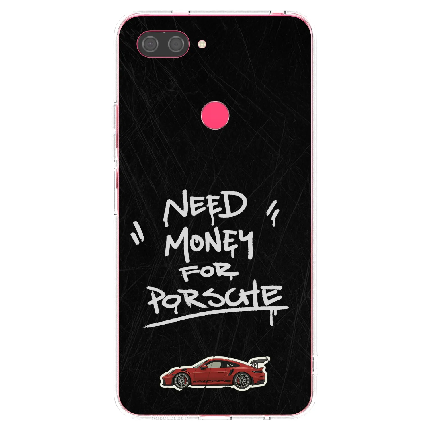 Picasee silikonska prozirna maskica za Xiaomi Mi 8 Lite - Dark Racer
