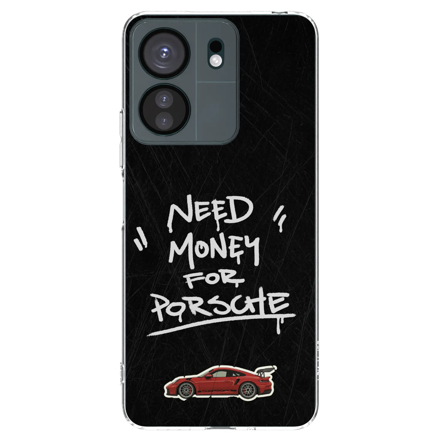 Picasee silikonska prozirna maskica za Xiaomi Redmi 13C 4G - Dark Racer