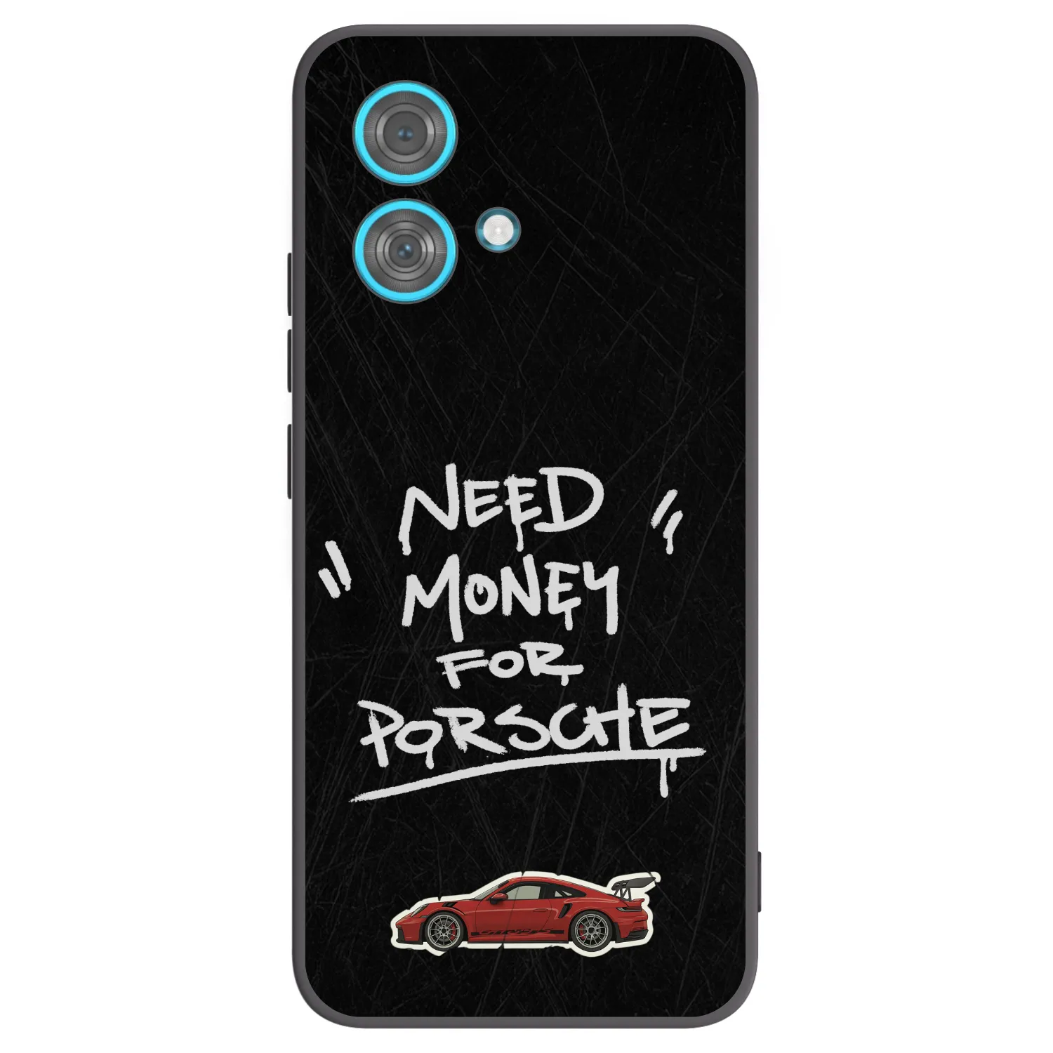 Picasee crna silikonska maskica za Motorola Edge 40 Neo - Dark Racer