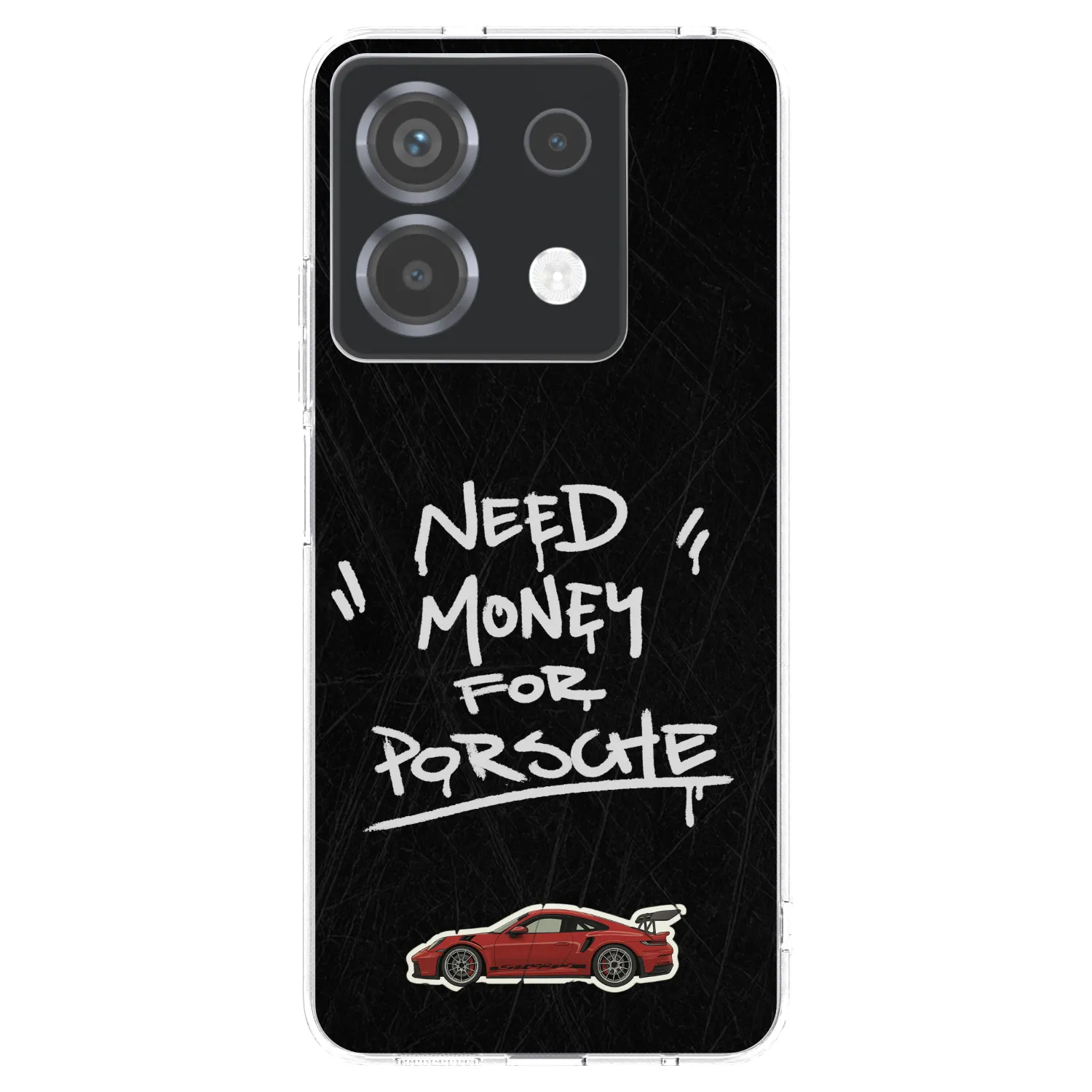 Picasee silikonska prozirna maskica za Xiaomi Poco X6 - Dark Racer