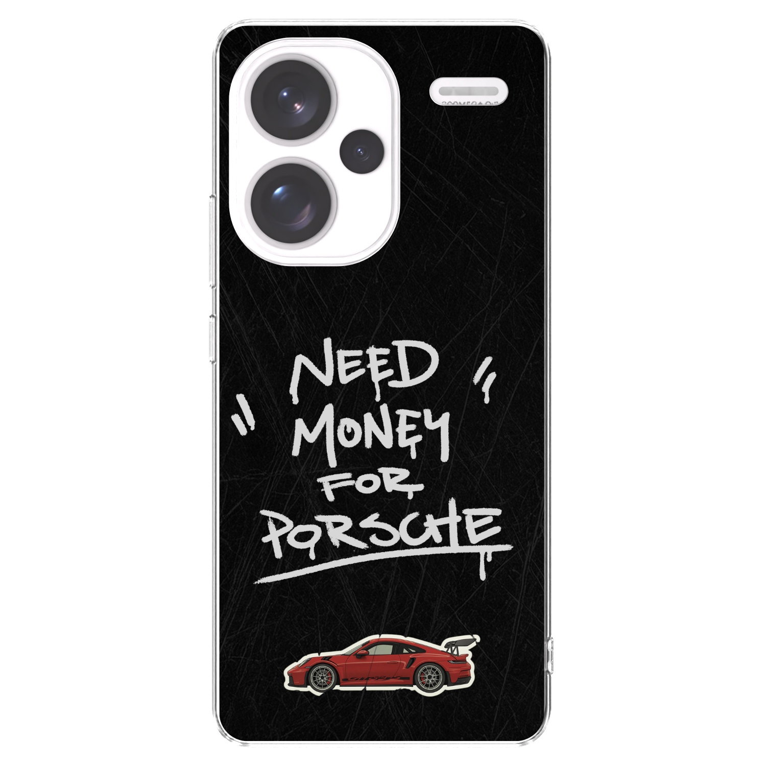 Picasee silikonska prozirna maskica za Xiaomi Redmi Note 13 Pro+ 5G - Dark Racer