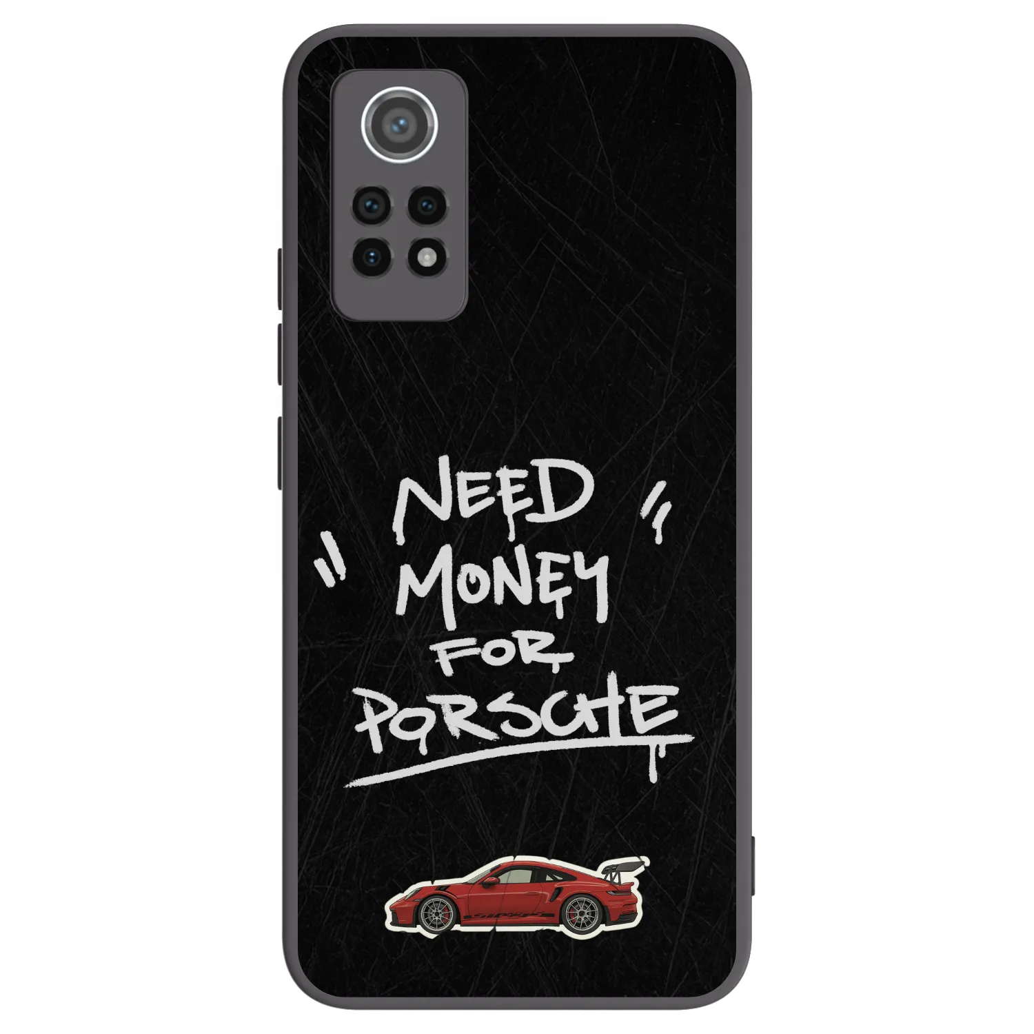 Picasee crna silikonska maskica za Xiaomi Redmi Note 12 Pro 4G - Dark Racer
