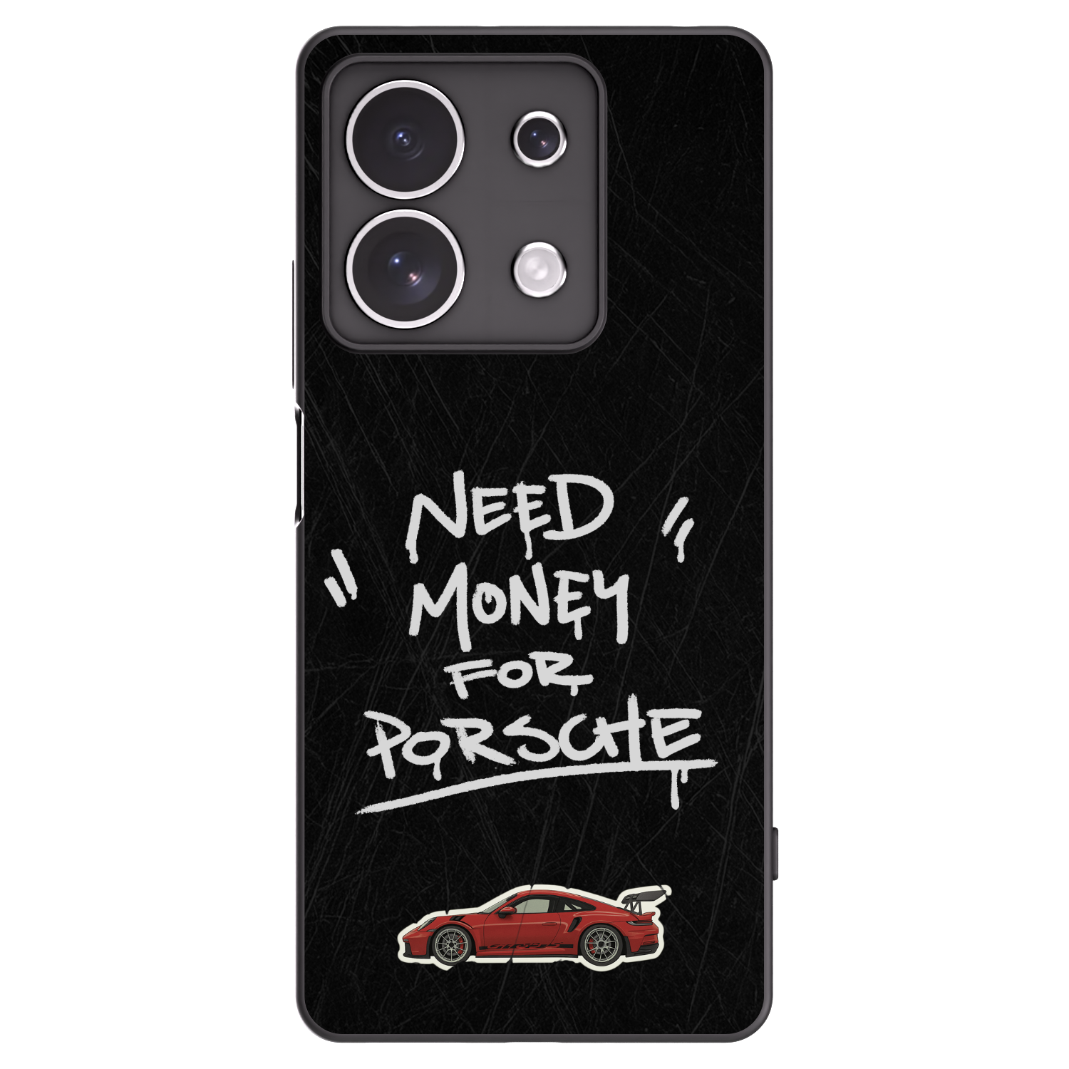 Picasee crna silikonska maskica za Xiaomi Redmi Note 13 4G - Dark Racer