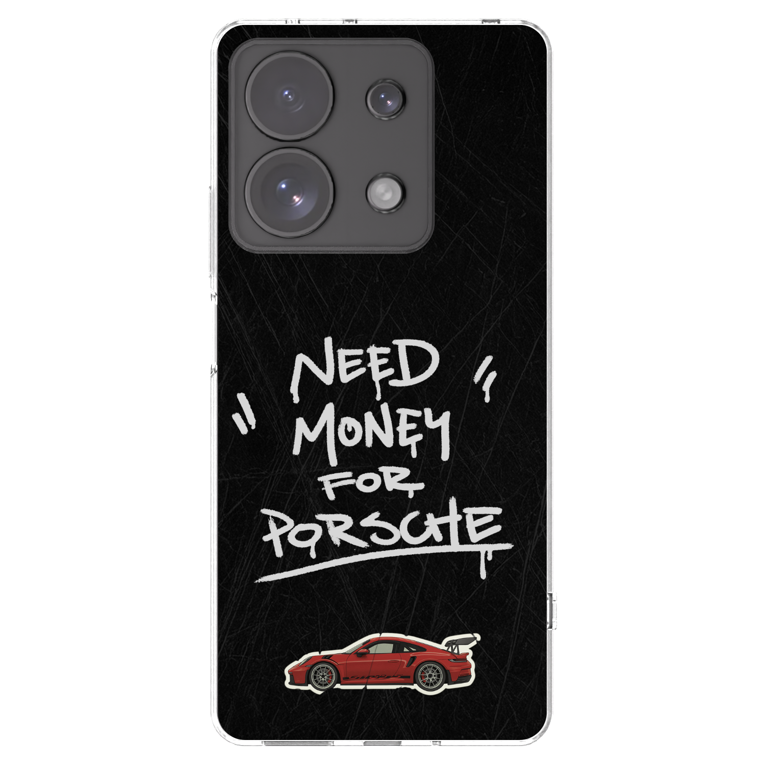 Picasee silikonska prozirna maskica za Xiaomi Redmi Note 13 Pro 4G - Dark Racer