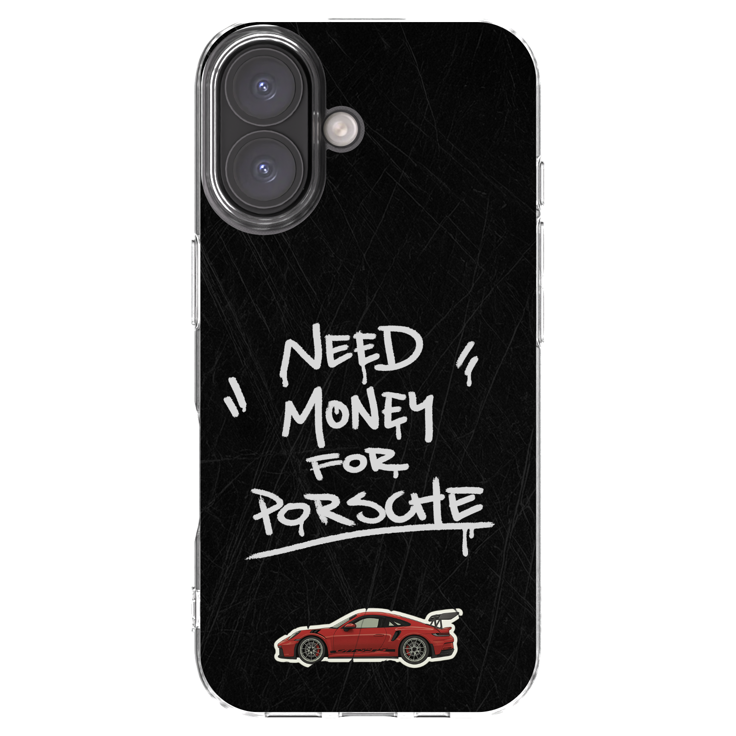 Picasee silikonska prozirna maskica za Apple iPhone 16 - Dark Racer
