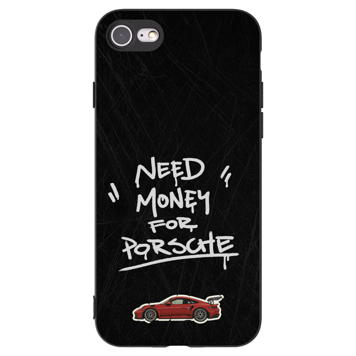 Picasee crna silikonska maskica za Apple iPhone 8 - Dark Racer