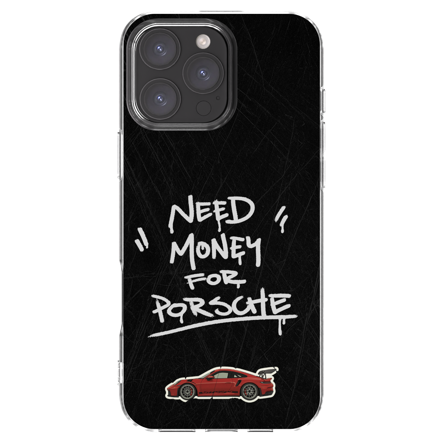 Picasee silikonska prozirna maskica za Apple iPhone 16 Pro Max - Dark Racer