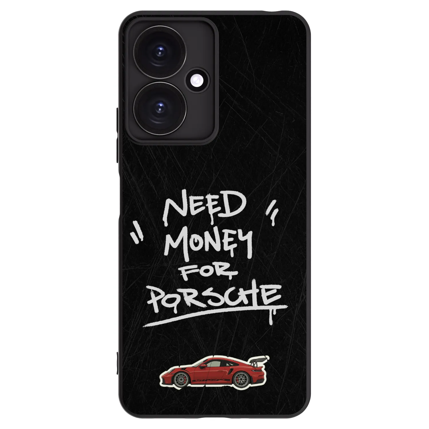 Picasee crna silikonska maskica za Xiaomi Redmi 13C 5G - Dark Racer