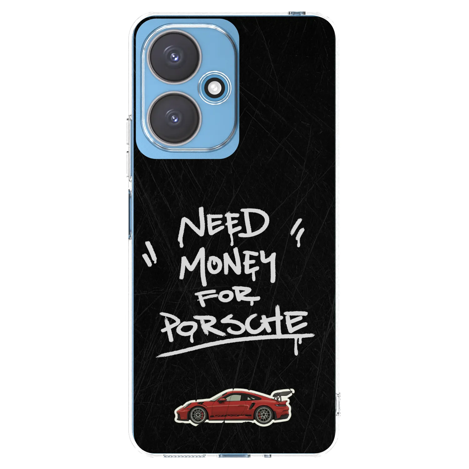 Picasee silikonska prozirna maskica za Xiaomi Redmi 13C 5G - Dark Racer