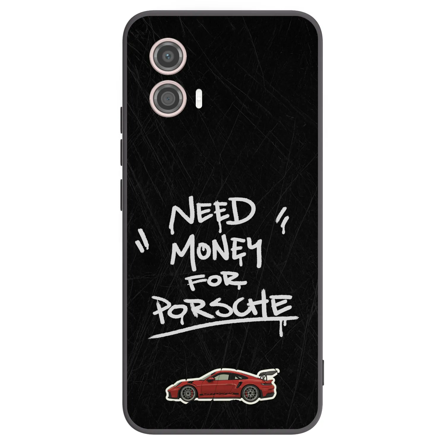 Picasee crna silikonska maskica za Motorola Moto G53 5G - Dark Racer