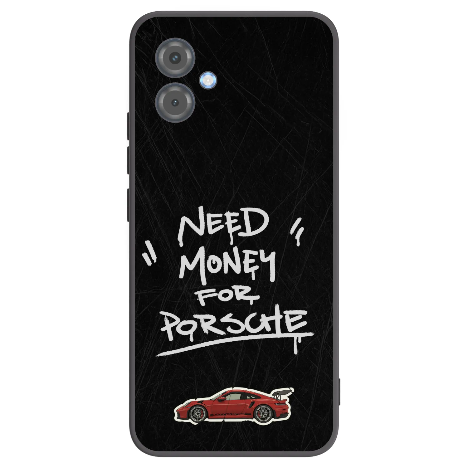 Picasee crna silikonska maskica za Motorola Moto G14 - Dark Racer