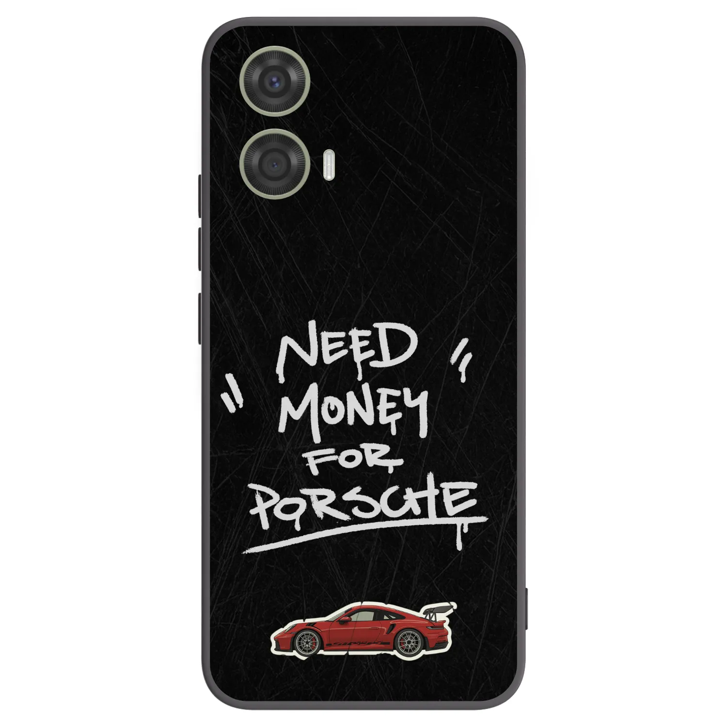 Picasee crna silikonska maskica za Motorola Moto G24 - Dark Racer