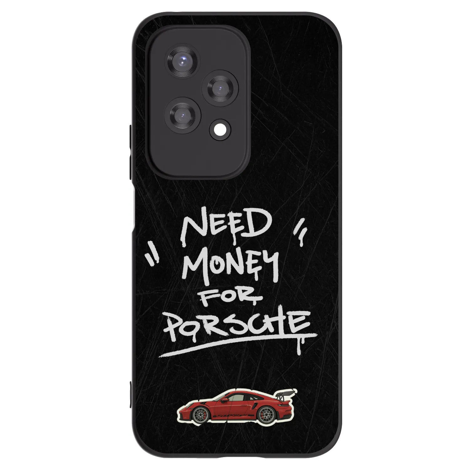 Picasee crna silikonska maskica za Honor 200 Lite - Dark Racer