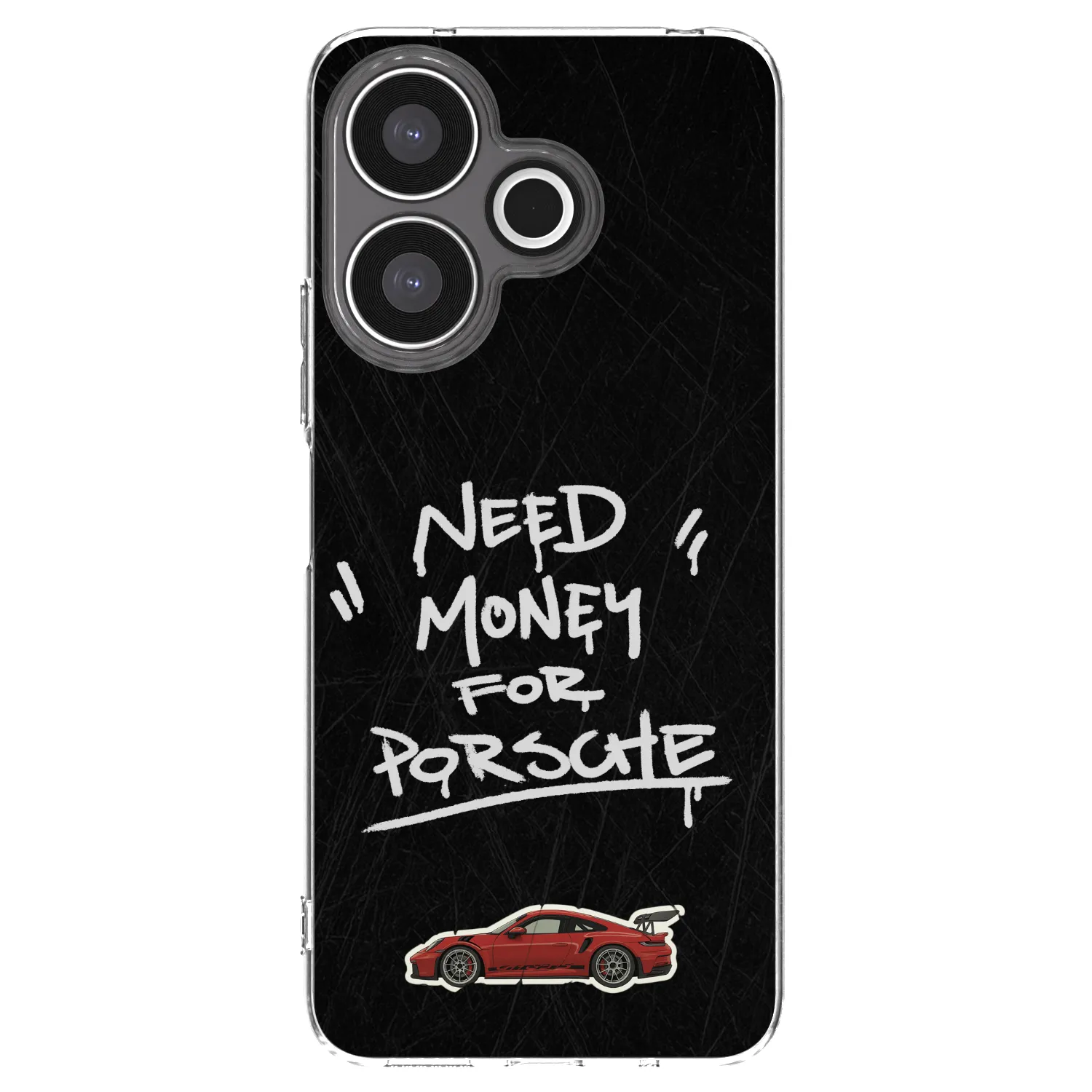 Picasee silikonska prozirna maskica za Xiaomi Redmi 13 4G - Dark Racer
