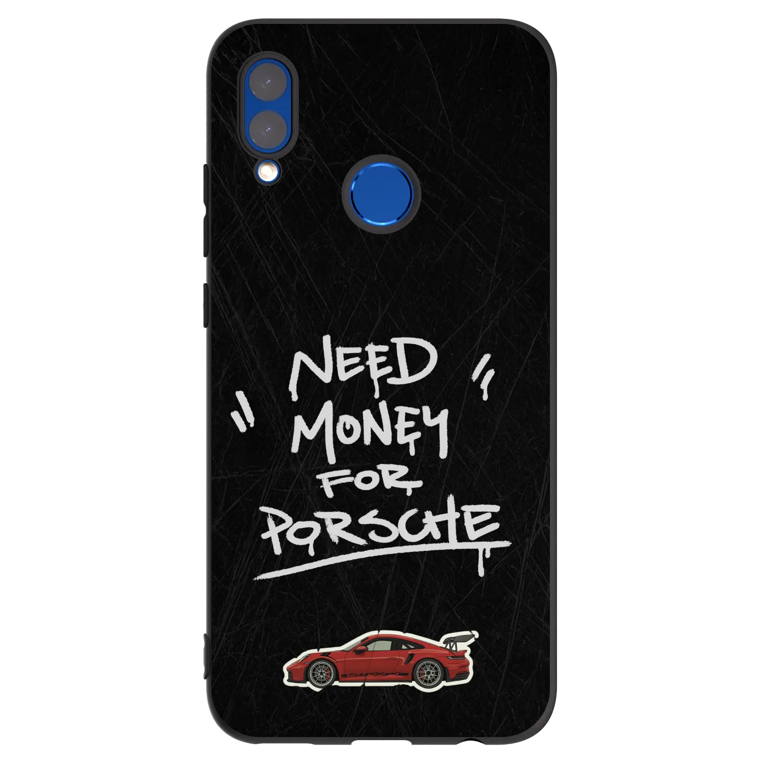 Picasee crna silikonska maskica za Huawei P Smart 2019 - Dark Racer