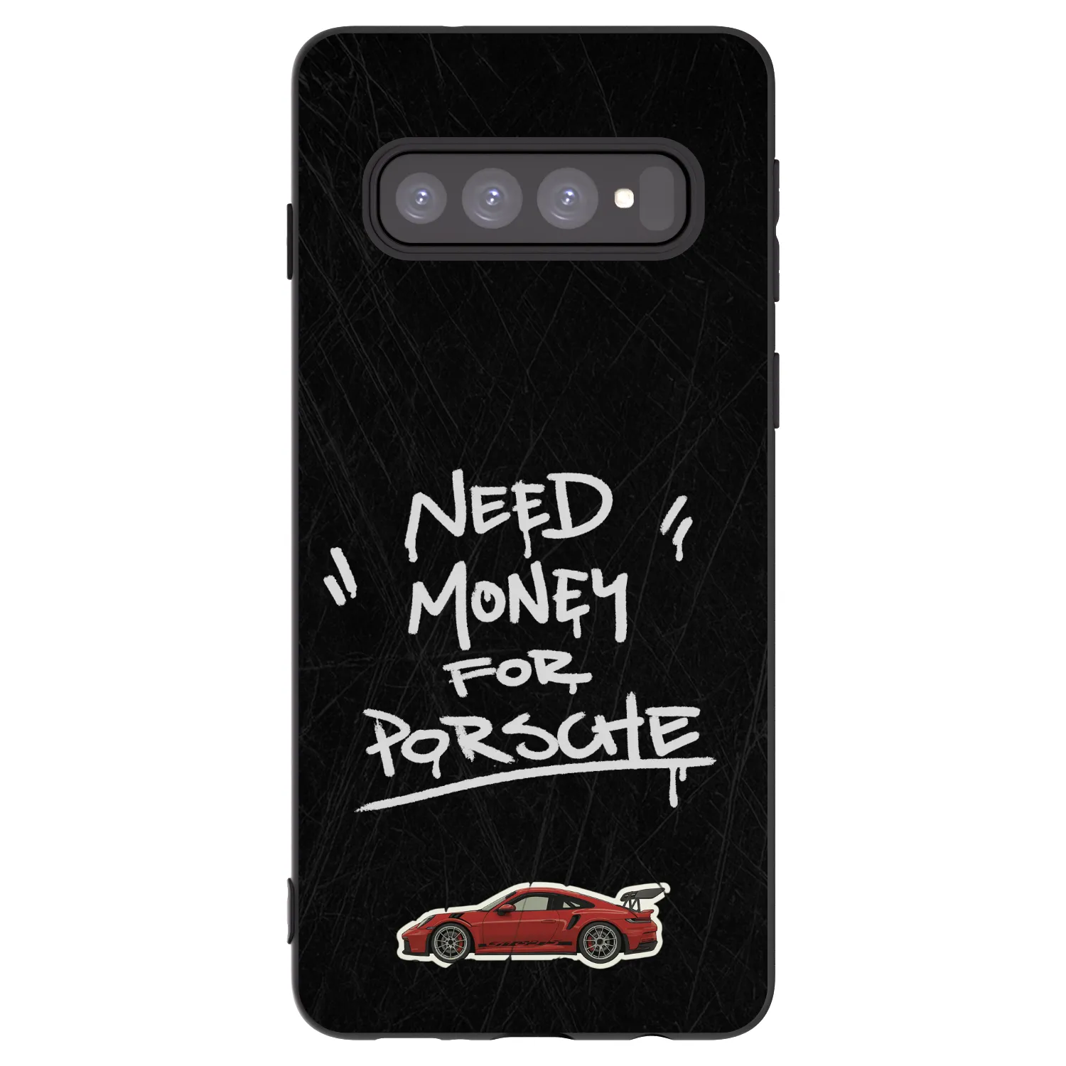 Picasee crna silikonska maskica za Samsung Galaxy S10 G973 - Dark Racer