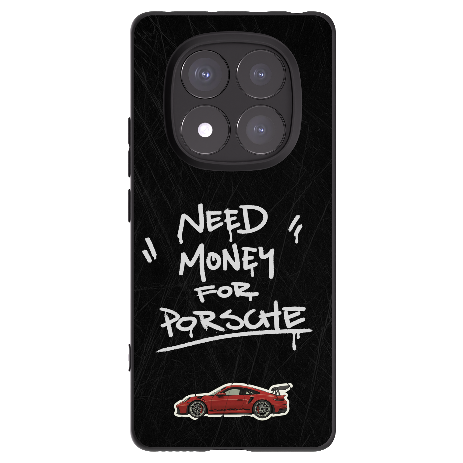 Picasee crna silikonska maskica za Xiaomi Redmi Note 14 Pro+ 5G - Dark Racer