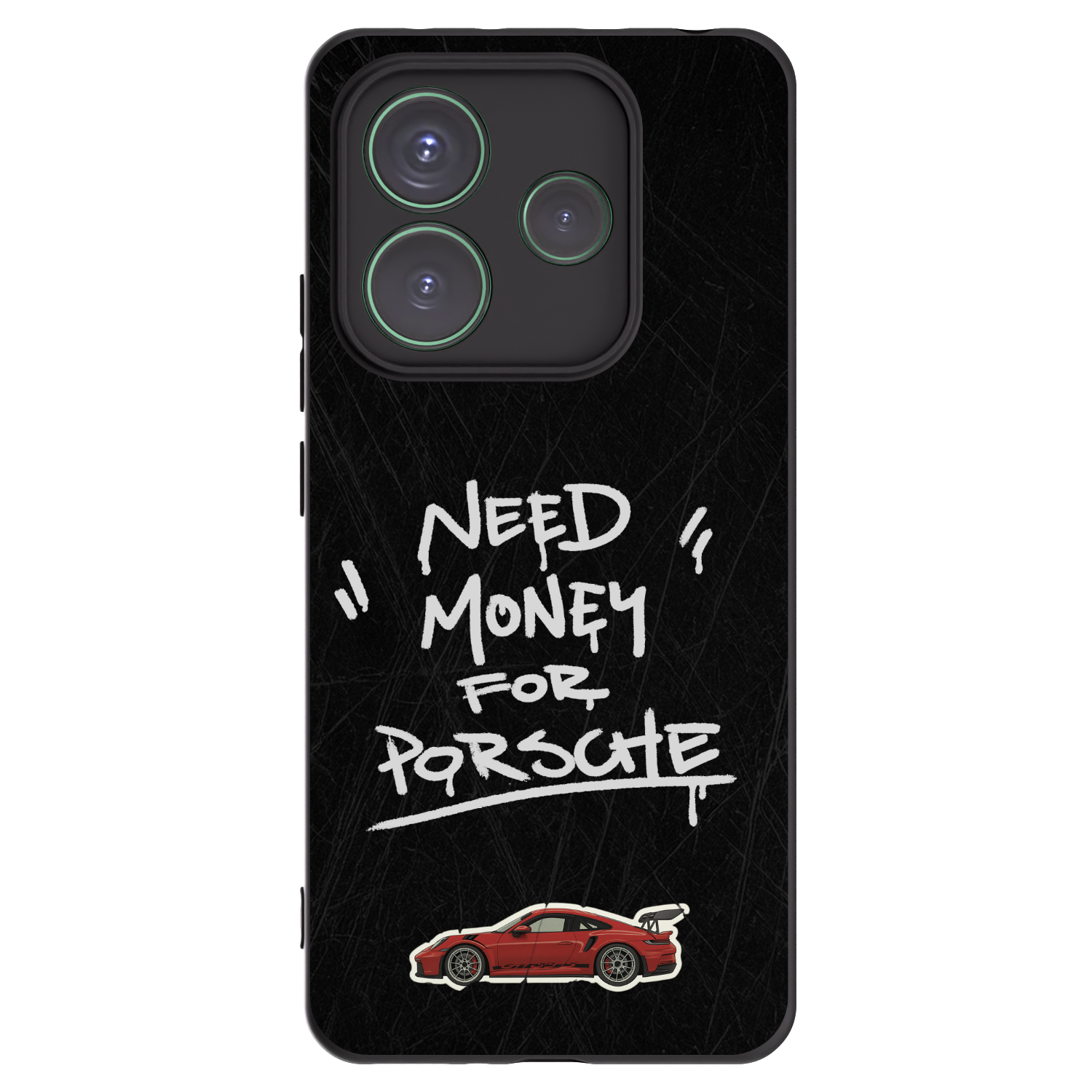 Picasee crna silikonska maskica za Xiaomi Redmi Note 14 5G - Dark Racer