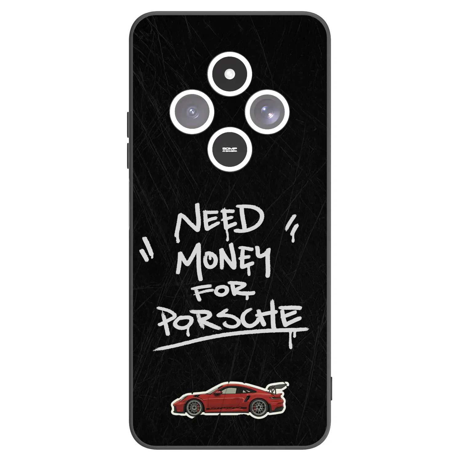 Picasee crna silikonska maskica za Xiaomi Redmi 14C - Dark Racer