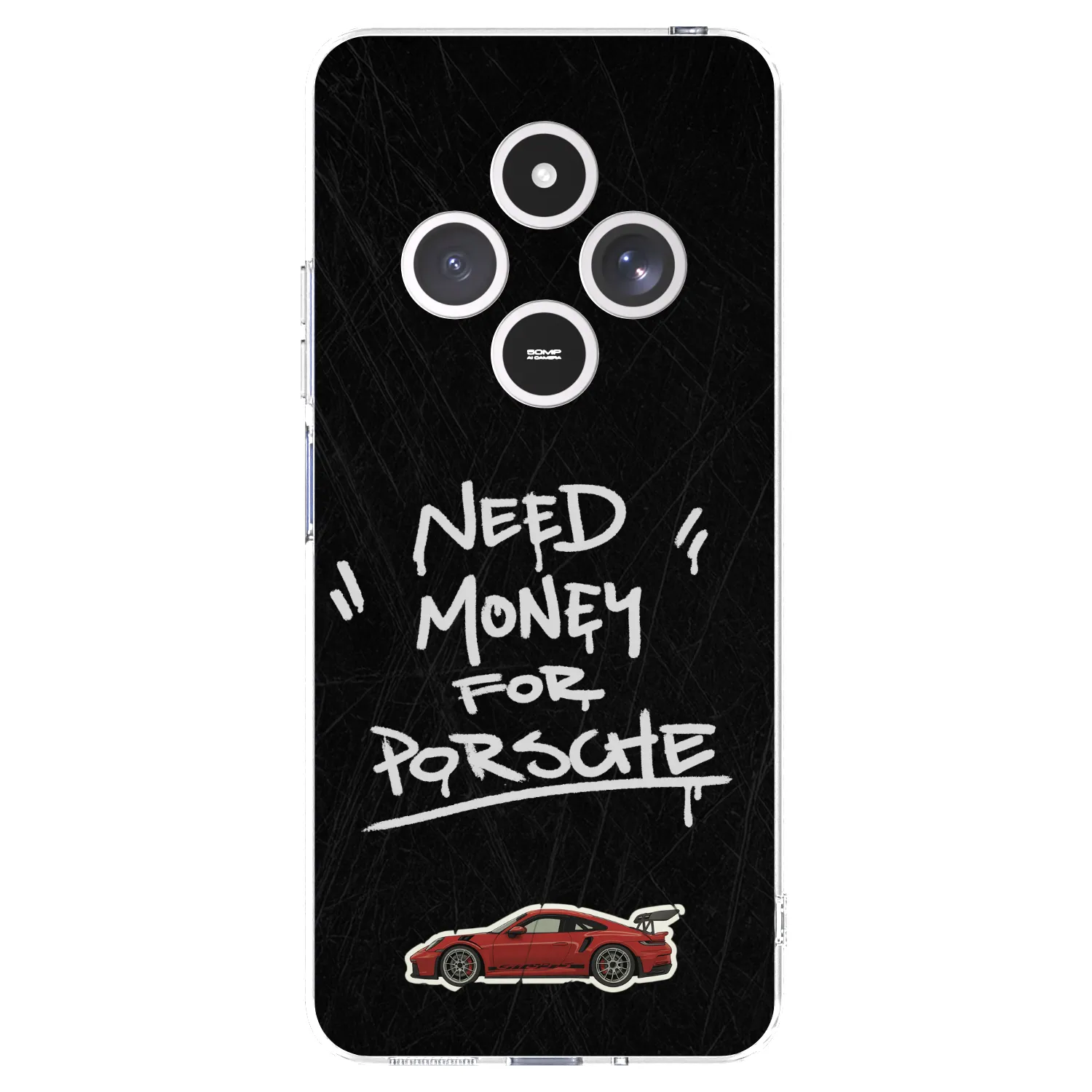 Picasee silikonska prozirna maskica za Xiaomi Redmi 14C - Dark Racer