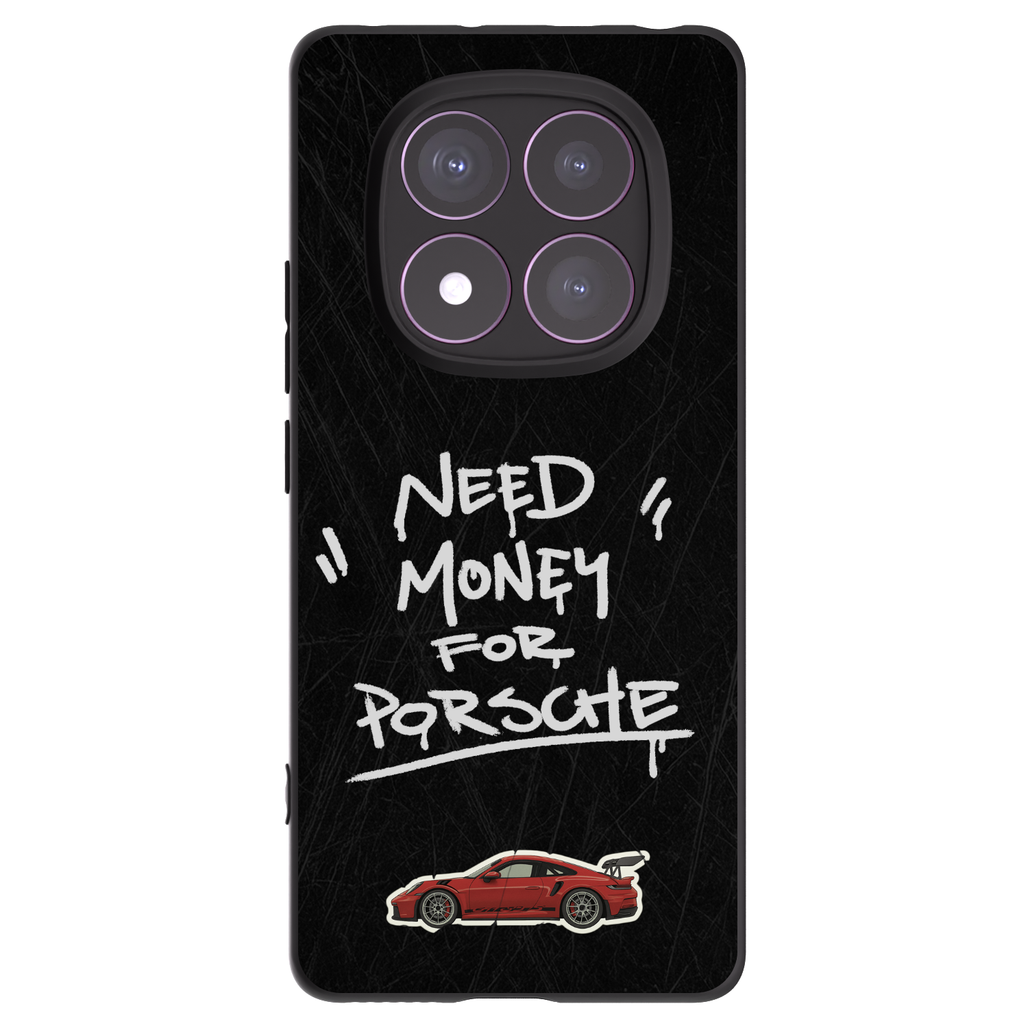 Picasee crna silikonska maskica za Xiaomi Redmi Note 14 Pro 4G - Dark Racer