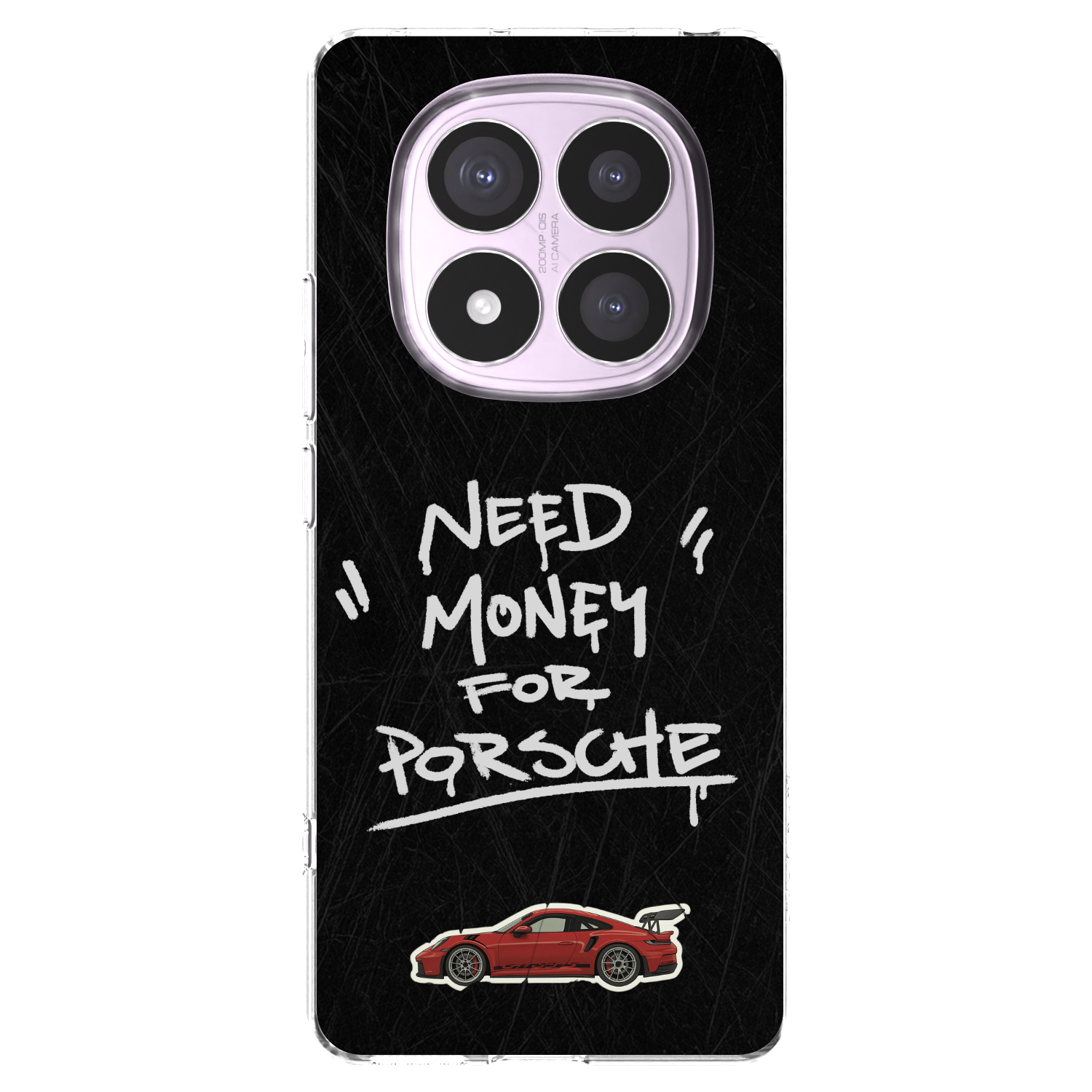 Picasee silikonska prozirna maskica za Xiaomi Redmi Note 14 Pro 4G - Dark Racer