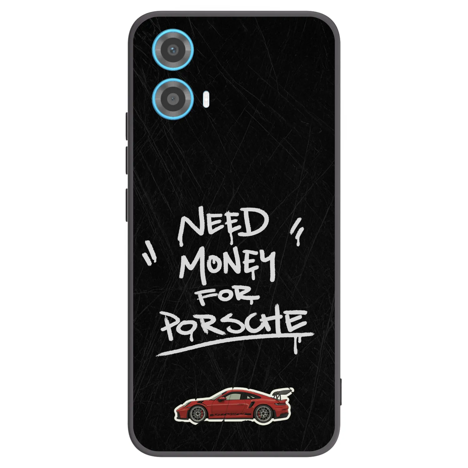 Picasee crna silikonska maskica za Motorola Moto G34 5G - Dark Racer