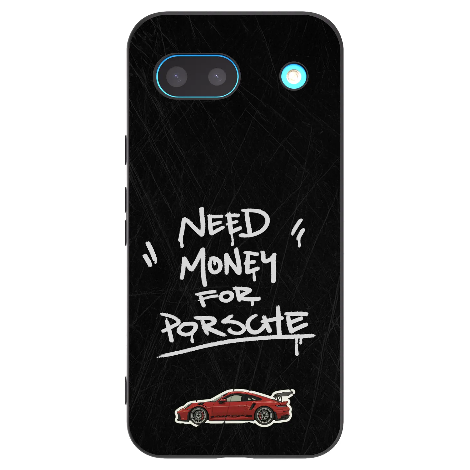 Picasee crna silikonska maskica za Google Pixel 8a - Dark Racer