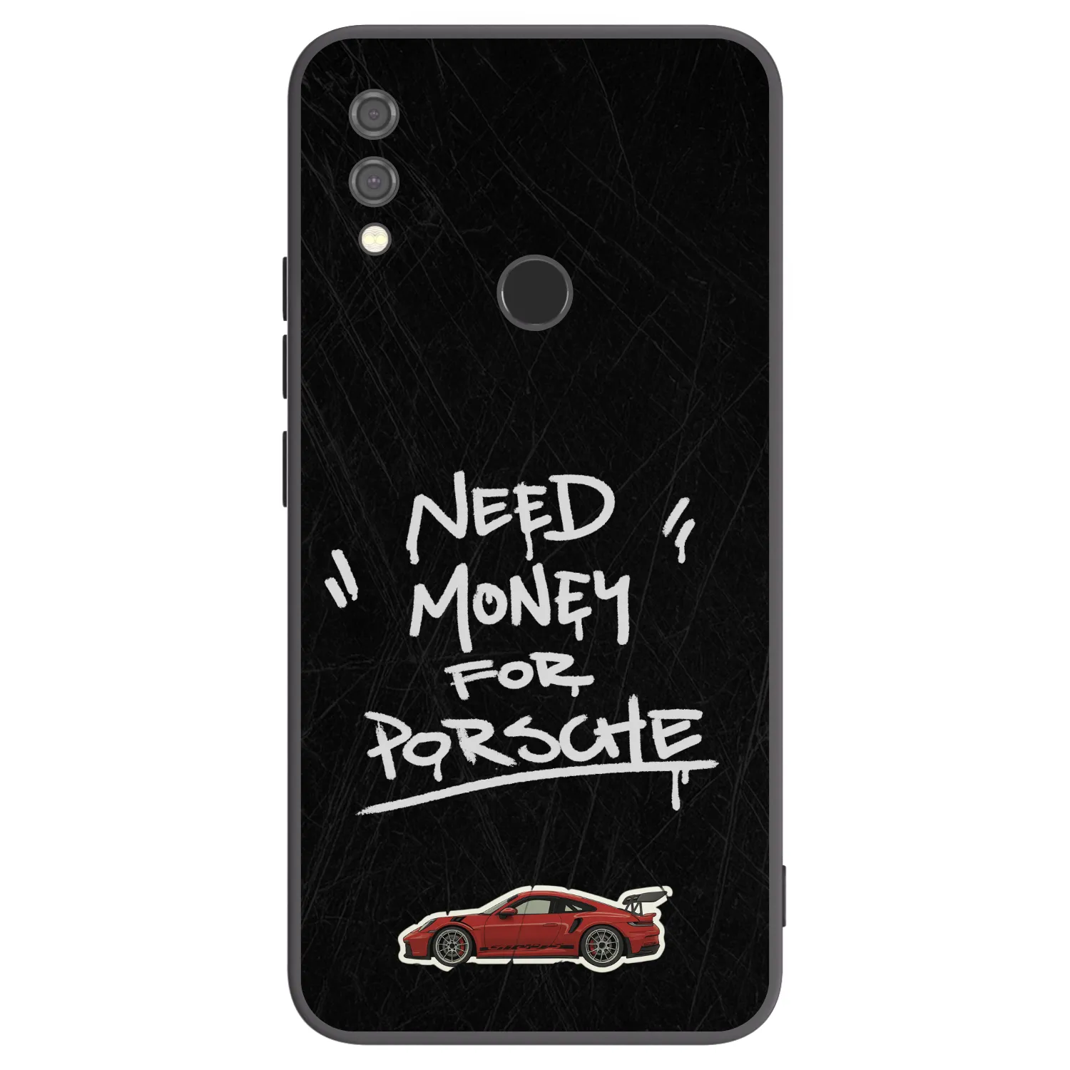 Picasee crna silikonska maskica za Xiaomi Redmi Note 7 - Dark Racer
