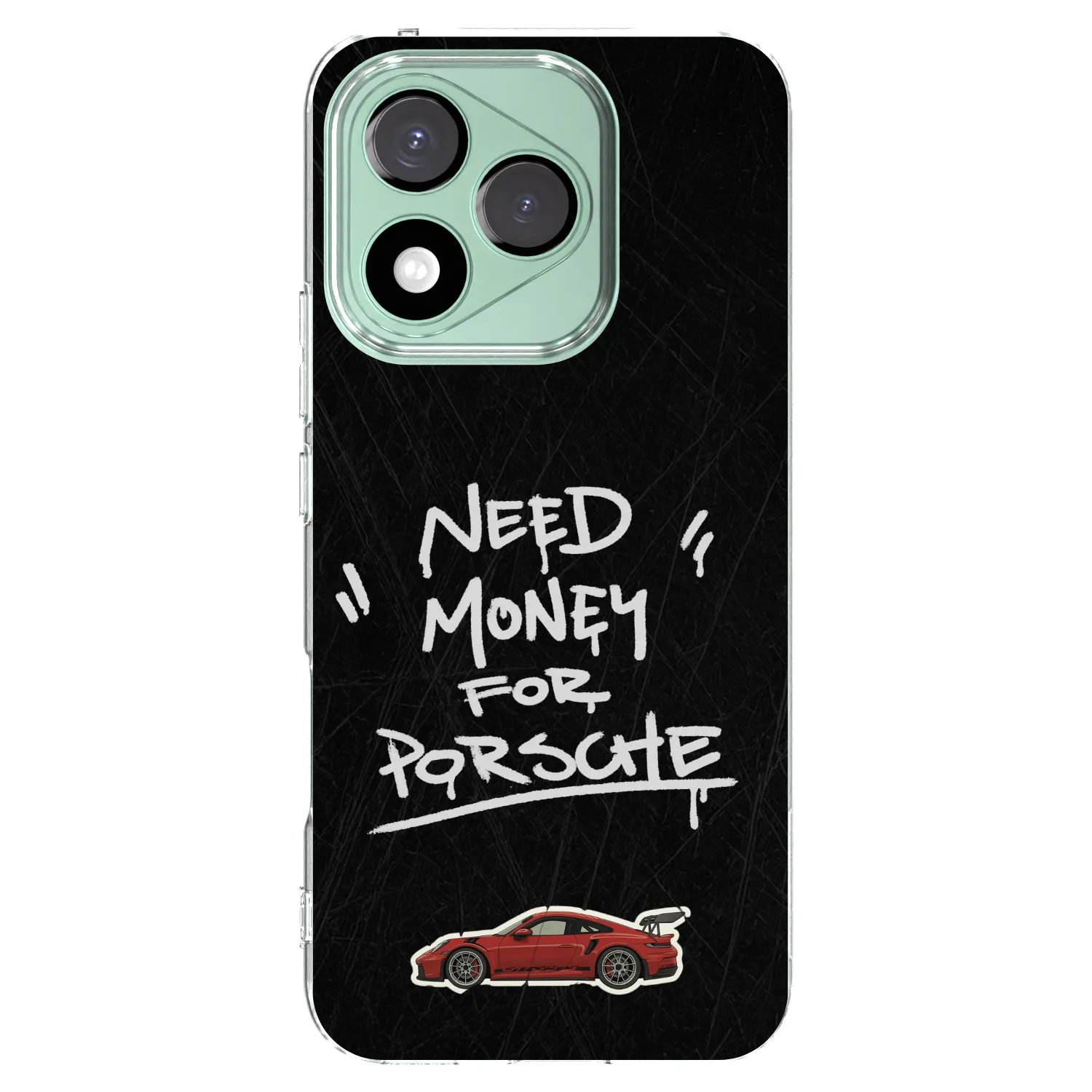 Picasee silikonska prozirna maskica za Honor 400 Lite 5G - Dark Racer